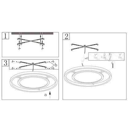 Medidas Plafón LED Aurea AJP/Alemar Ref. 11473 - 50-60W 4000K - Luzguru.com
