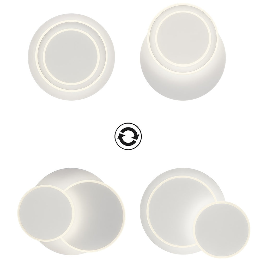 Medidas Plafón LED Bossa 15W AJP/Alemar (Ref. 11114) - Iluminación moderna, elegante y eficiente.  1425 lúmenes, luz cálida 3000K.  luzguru.com
