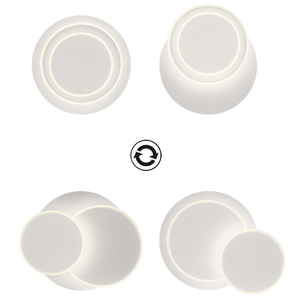 Medidas Plafón LED Bossa 15W AJP/Alemar (Ref. 11114) - Iluminación moderna, elegante y eficiente.  1425 lúmenes, luz cálida 3000K.  luzguru.com
