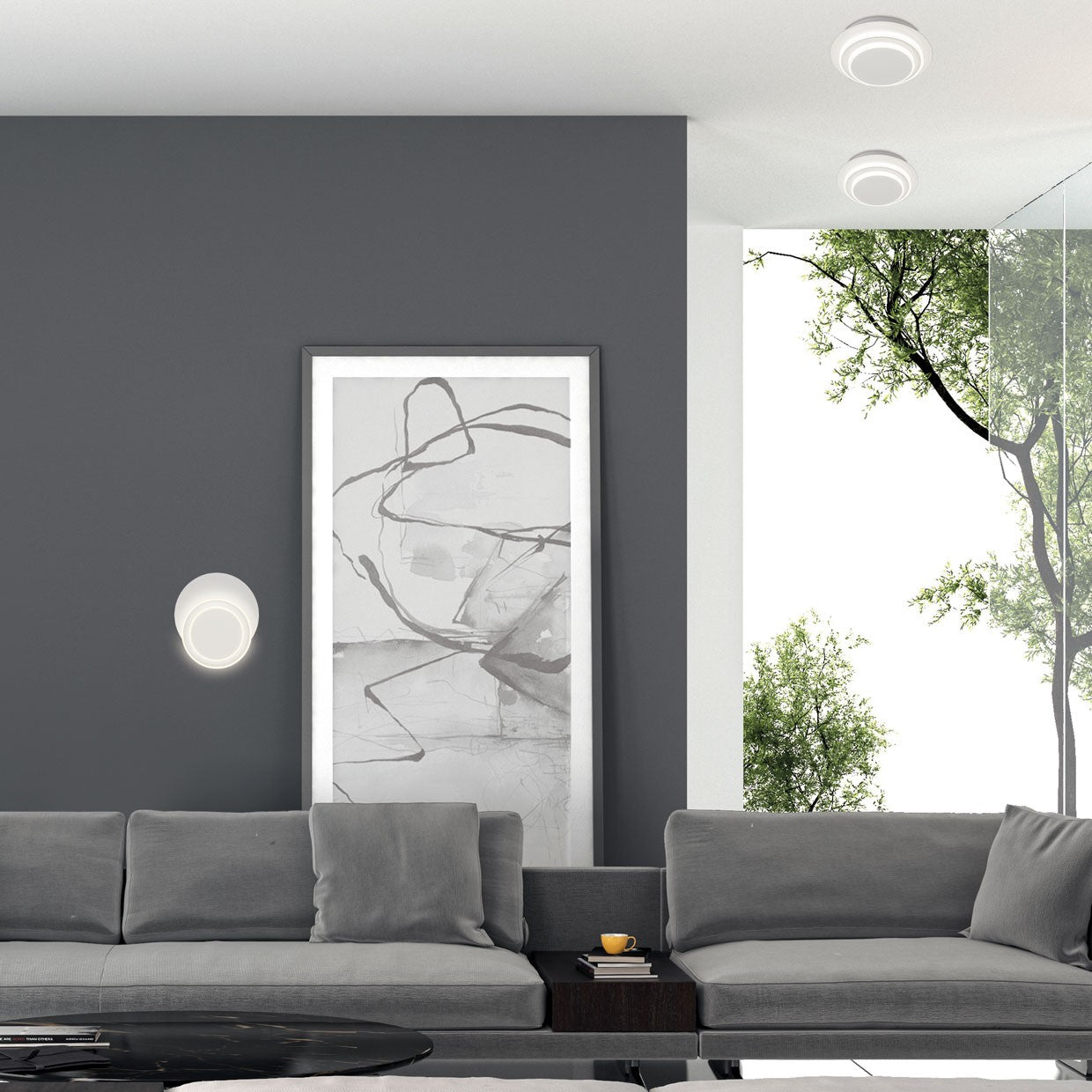 Medidas Plafón LED Bossa 15W Blanco AJP/Alemar (Ref. 11114) - luzguru.com
