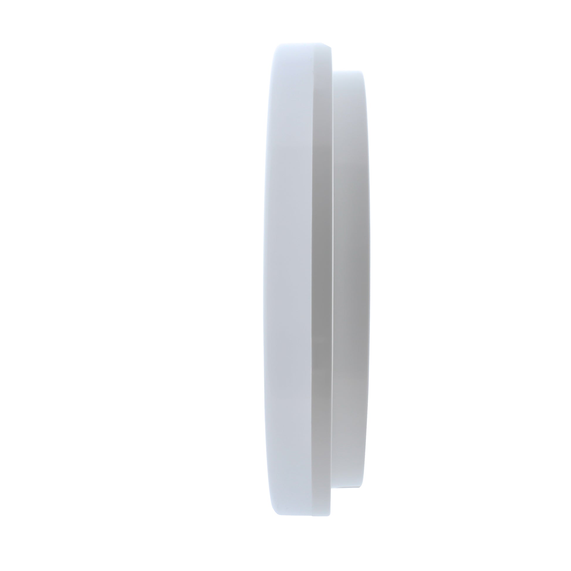 Plafón Dalia fabricado en Policarbonato color Blanco, luz cálida para techo o pared
