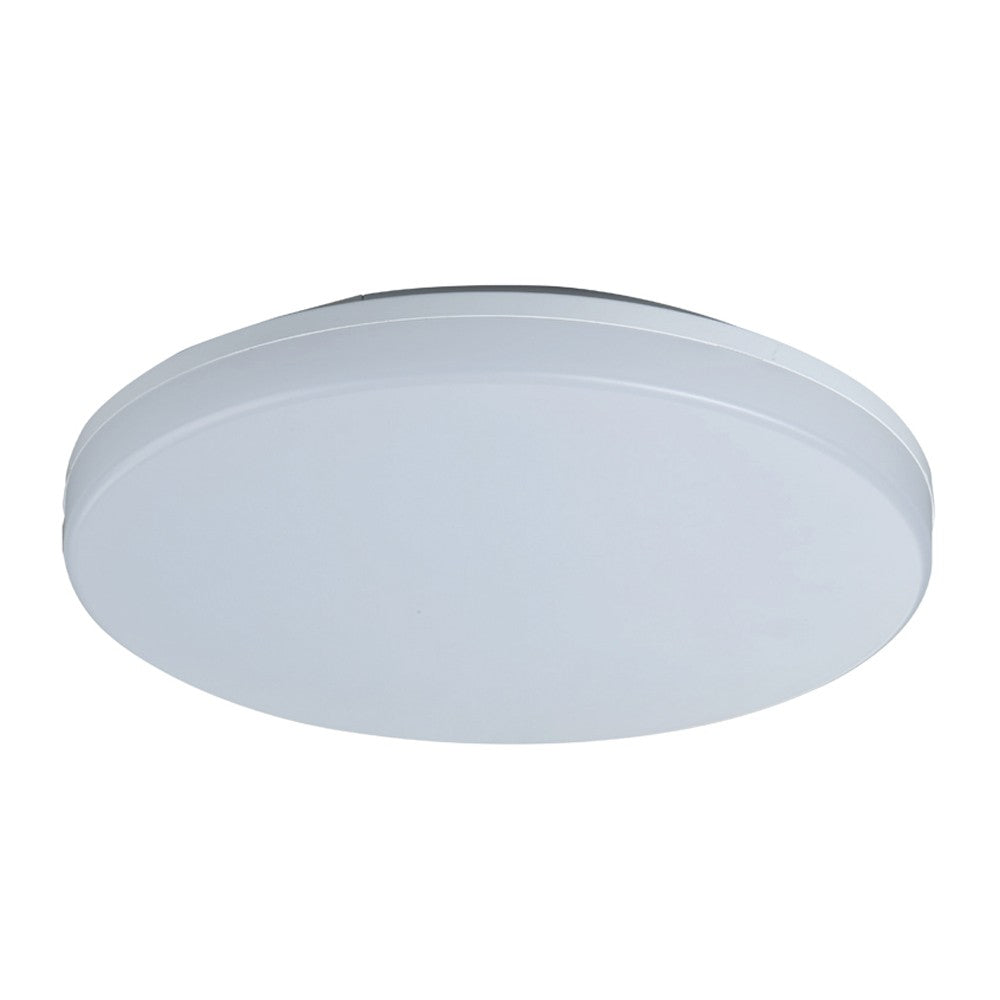 Plafón LED Dalia 18W IP54 Redondo Blanco CristalRecord - vista principal | CristalRecord