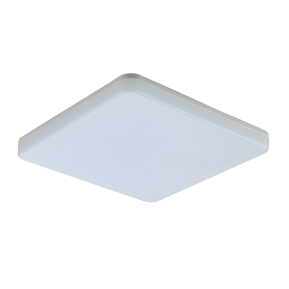 Plafón LED Aspen 18W IP54 Cuadrado Blanco CristalRecord - vista principal | CristalRecord