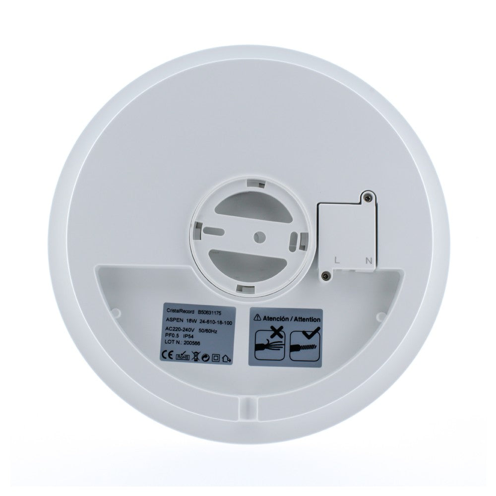 Plafón LED Dalia con protección IP54 para resistir salpicaduras de agua