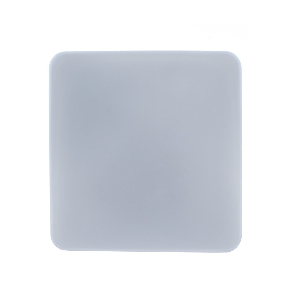 Plafón LED Aspen fabricado en Policarbonato color Blanco, ideal para iluminación