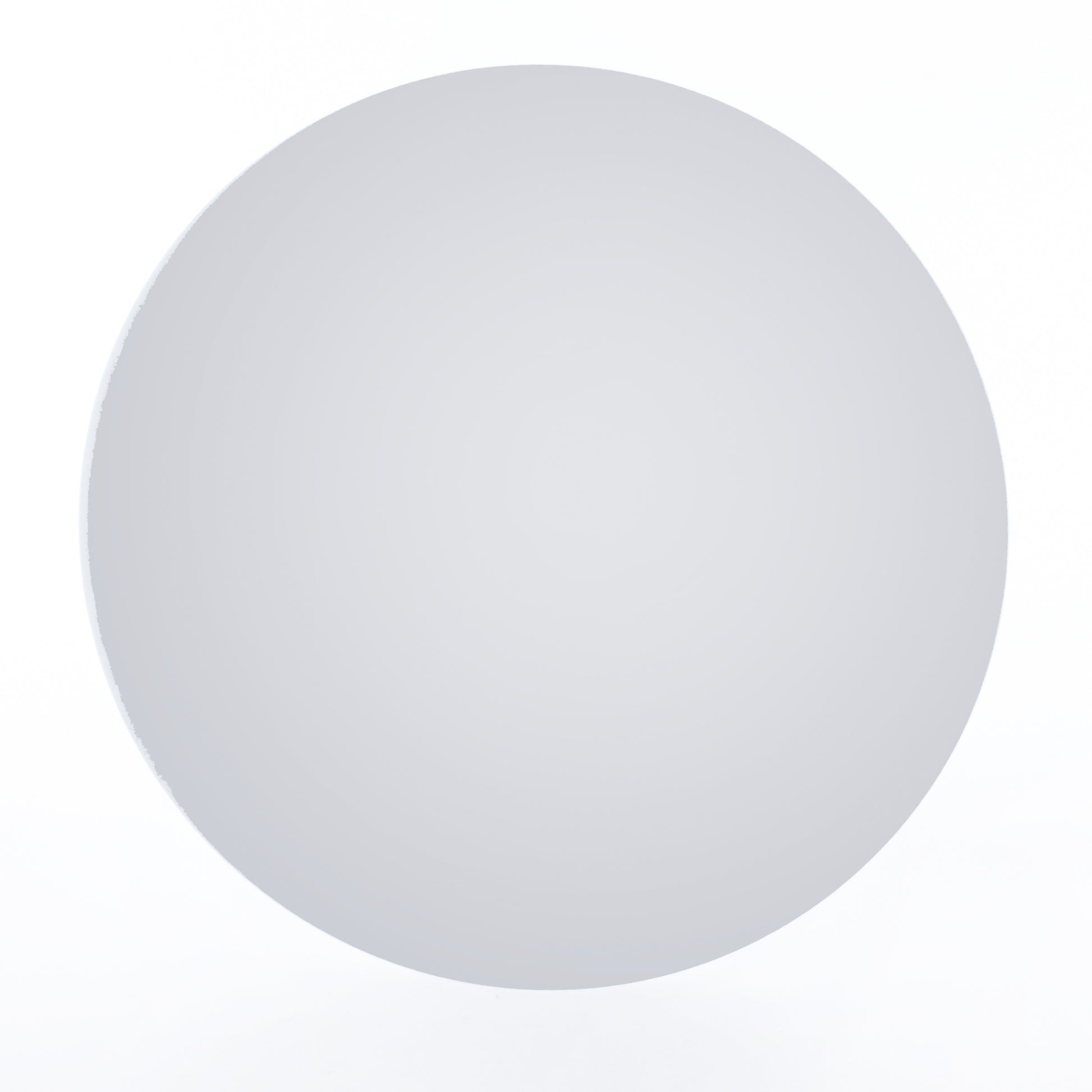 Plafón Dalia fabricado en Policarbonato color Blanco, ideal para baños