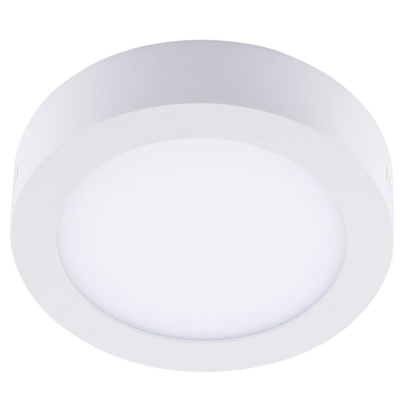Plafón Gelys fabricado en aluminio blanco con difusor acrílico