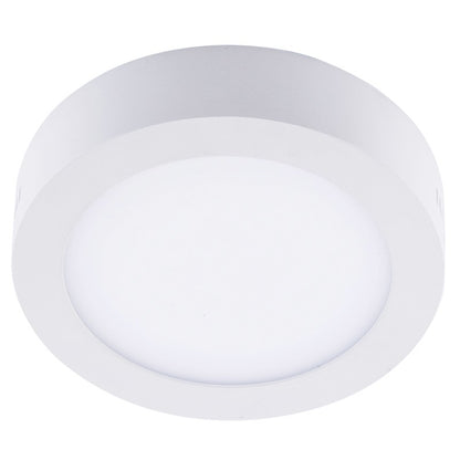 Plafón Gelys fabricado en aluminio blanco con difusor acrílico