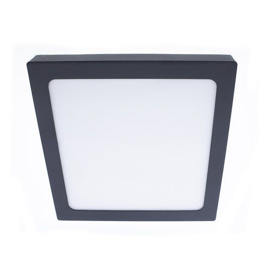 Plafón LED de Superficie Gelys 30 cm LED 30W 4000K Antracita CristalRecord - vista principal | CristalRecord
