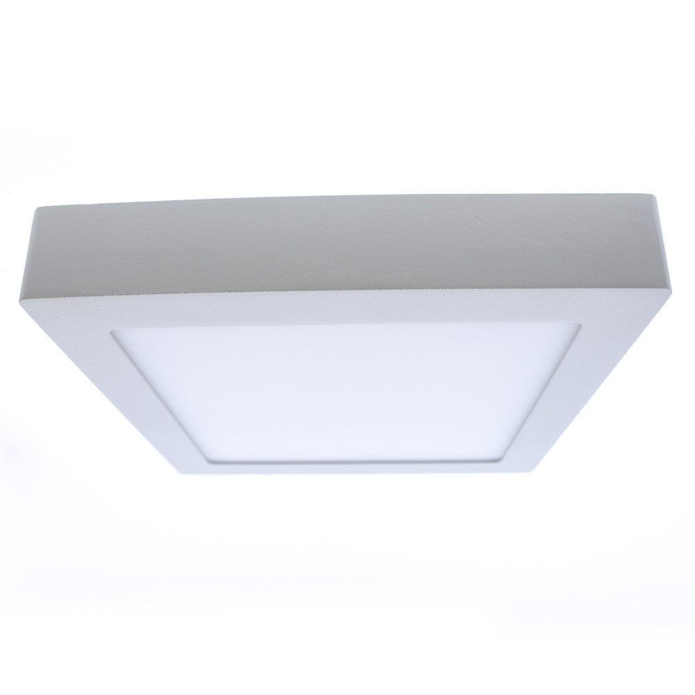 Plafón Gelys fabricado en aluminio y acrílico color blanco