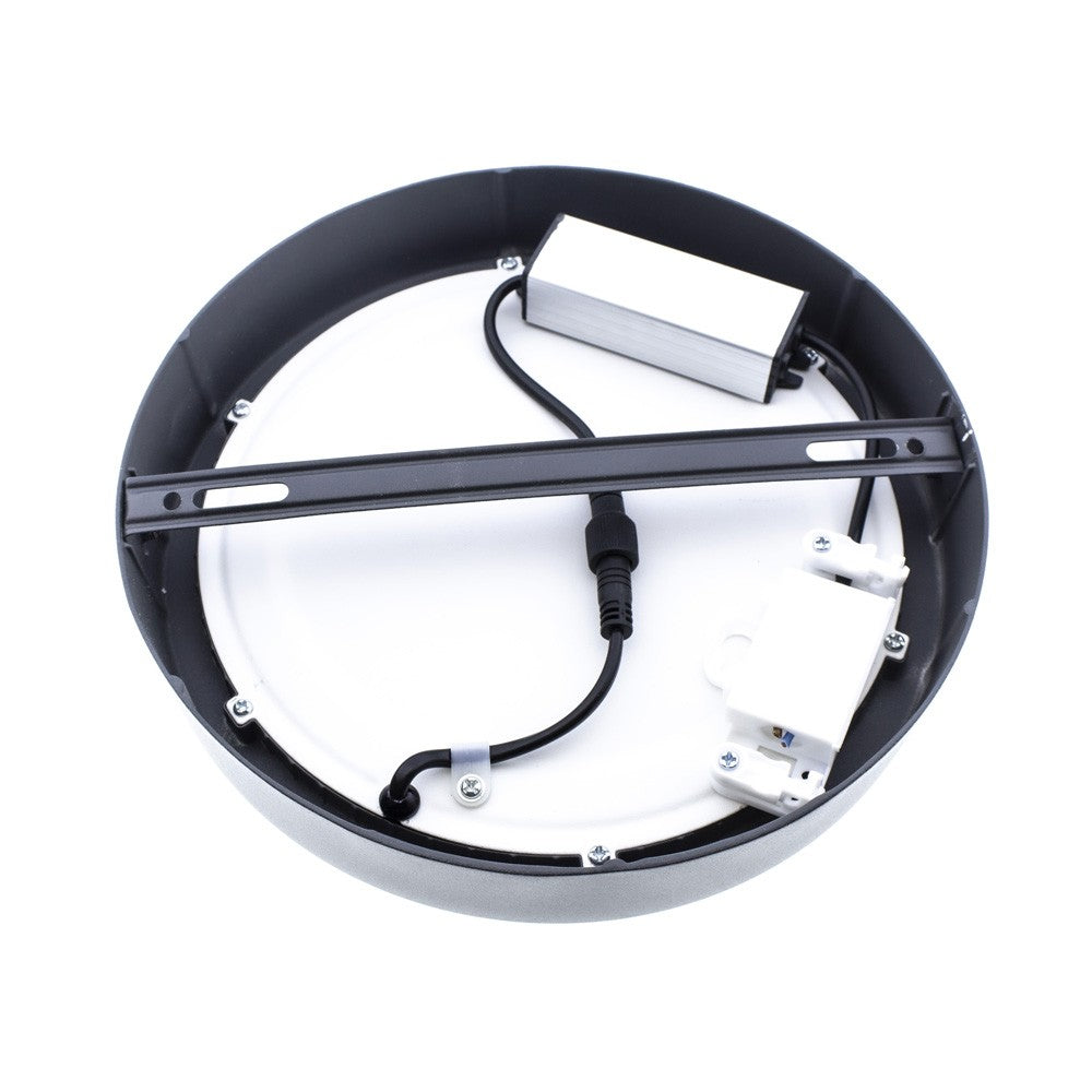 Plafón LED de Superficie Gelys 30W Redondo Antracita CristalRecord - imagen 3 | CristalRecord