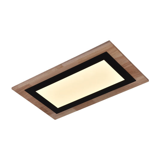 Plafón LED Hasbi 50 cm 35W 3500 lm CCT Smart Negro CristalRecord - vista principal | CristalRecord