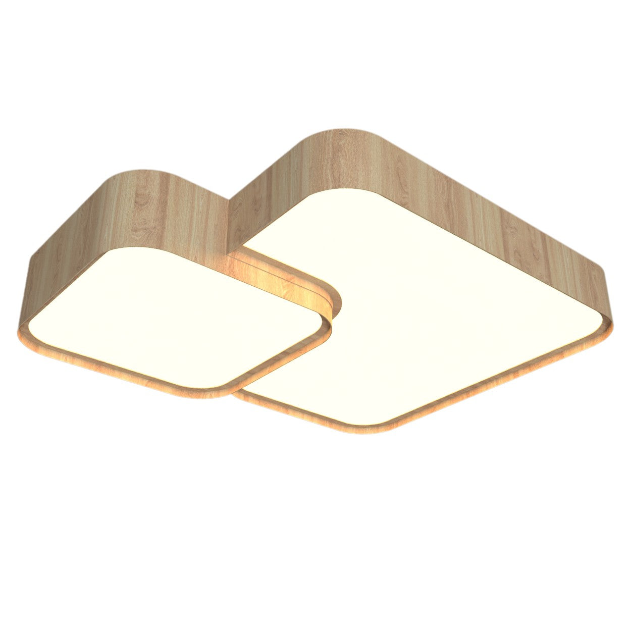 Plafón LED Isola Natural 72W AJP/Alemar (Ref. 11662): Dimensiones detalladas. Iluminación versátil con 3 temperaturas de color y mando a distancia.  Compra en luzguru.com
