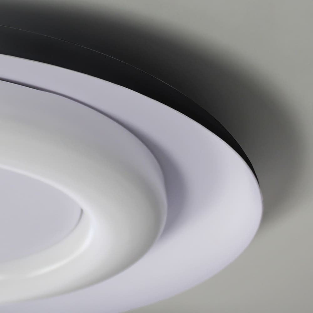 Plafón LED Jara con 36W de potencia y luz cálida de 3000K para el hogar