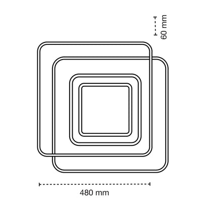Lámpara de techo moderna ideal para salón