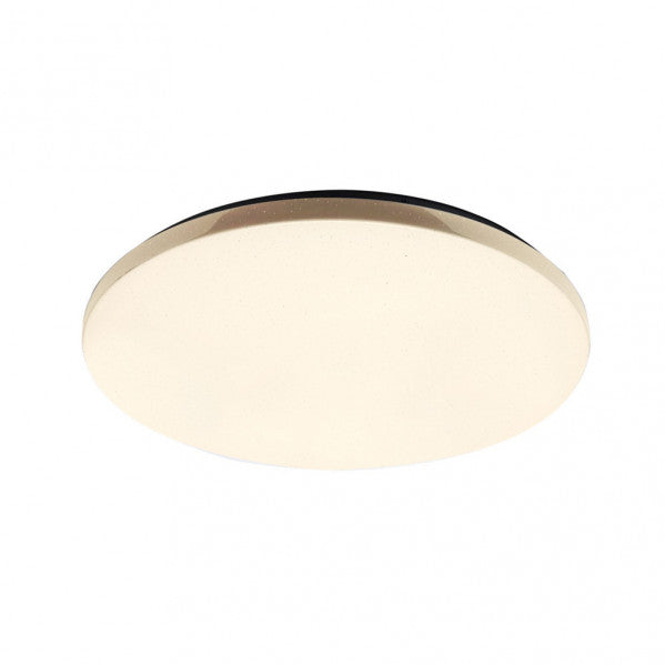 Plafón LED Amaranto 50W blanco, encendido, luzguru.com