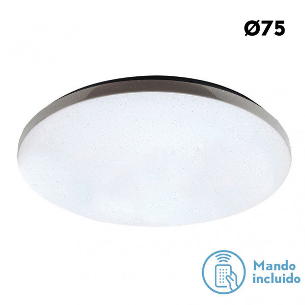 Plafón LED Amaranto 60W 4200lm D75cm Blanco - Vista frontal