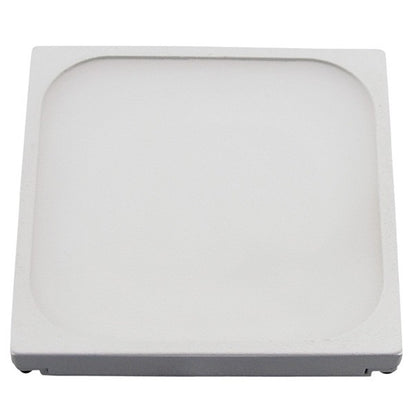 Plafón fabricado en Aluminio color Blanco Neutro