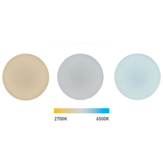 Plafón Sever fabricado en Aluminio color Blanco con difusor Opal