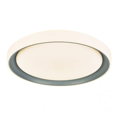 Plafón Luanda 72W LED Gris y Blanco - Detalle del diseño