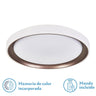 Plafón LED Luanda Fabrilamp / Abrila 72W Marrón Ref. 146195202