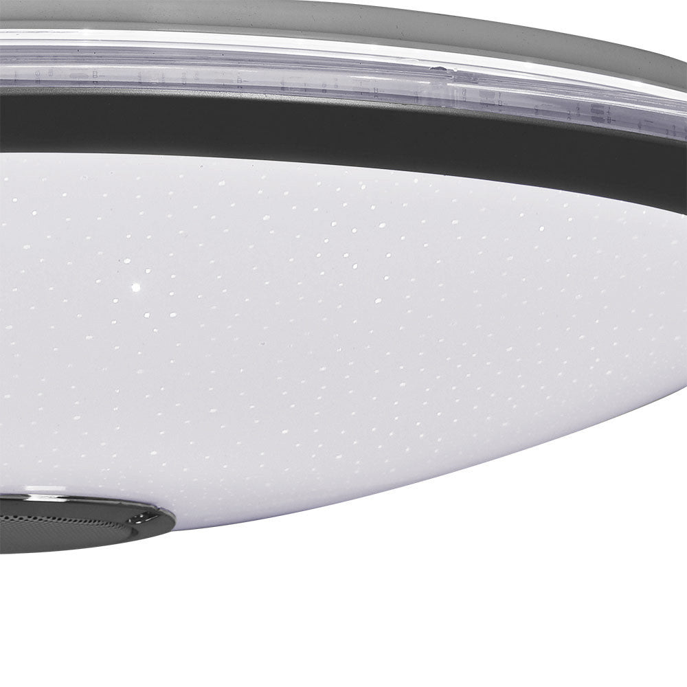 Plafón moderno con efecto cielo estrellado ideal para salón