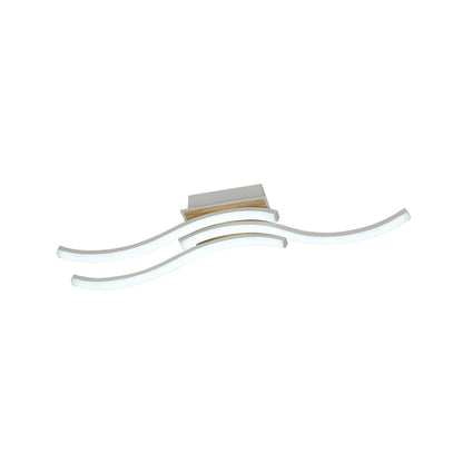 Murray Plafón LED Fabrilamp / Abrila Blanco y Haya Ref 244584868