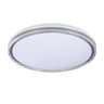 Plafón LED Nevado Fabrilamp / Abrila regulable en blanco y gris, Ref. 244285028