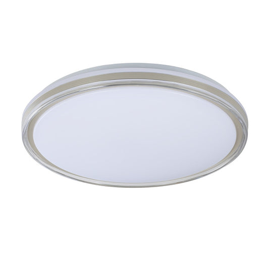 Plafón de Techo LED Nevado 72W 40 cm Blanco y Champán Regulable Fabrilamp - vista principal | Fabrilamp / Abrila