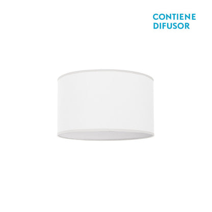Plafón de Techo Nicole 30 cm Blanco 2xE27 Fabrilamp - vista principal | Fabrilamp / Abrila