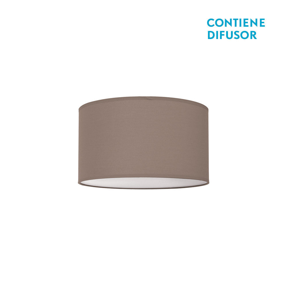 Plafón Nicole Marrón Topo Fabrilamp / Abrila 042983002 para techo
