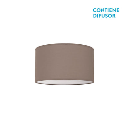 Plafón Nicole Marrón Topo Fabrilamp / Abrila 042983002 para techo