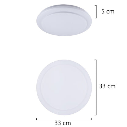 Medidas Plafón LED Nuno Blanco 18W AJP/Alemar (Ref. 11271) - luzguru.com
