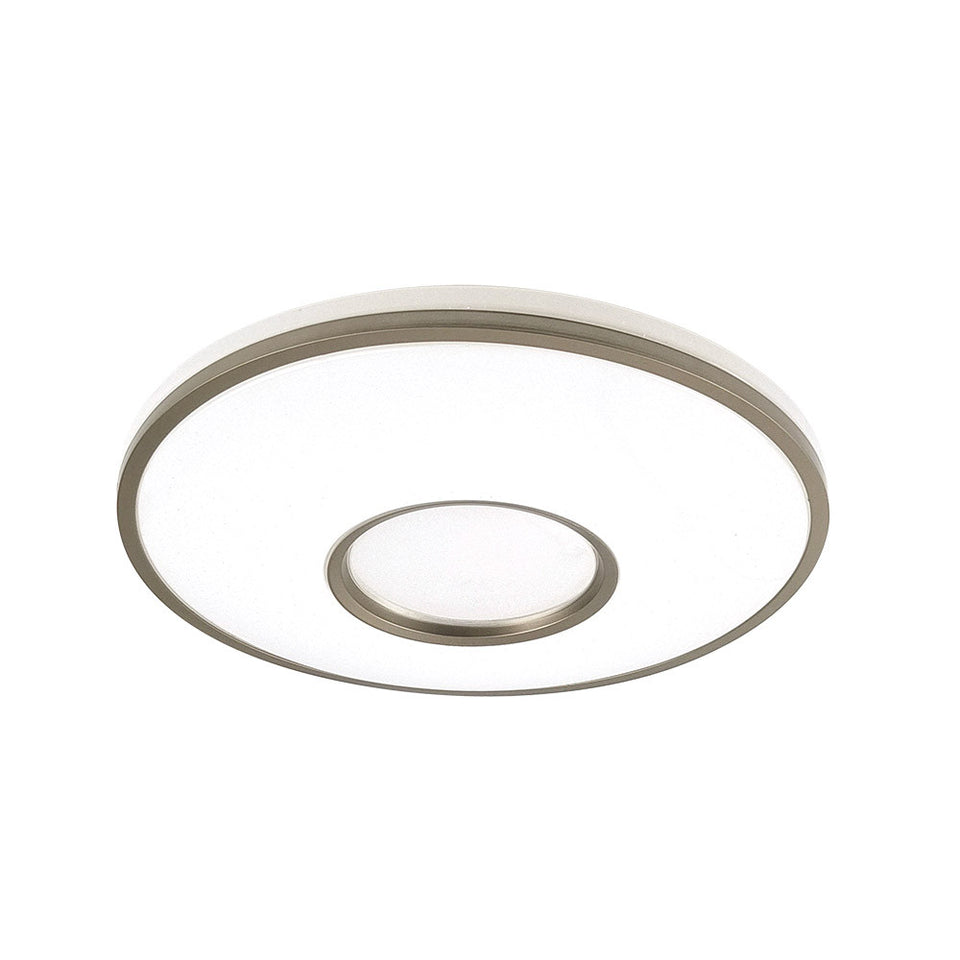 Perote Plafón LED Regulable CCT Blanco y Cuero Fabrilamp / Abrila en TikTok