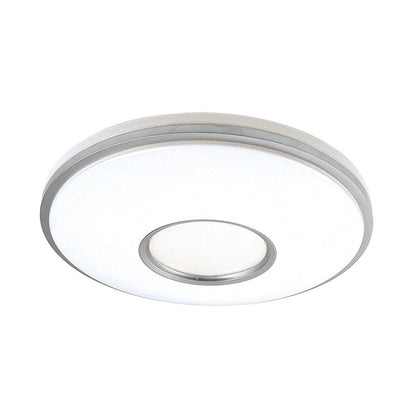 Plafón LED Perote Fabrilamp / Abrila 245384510 regulable en blanco y plata