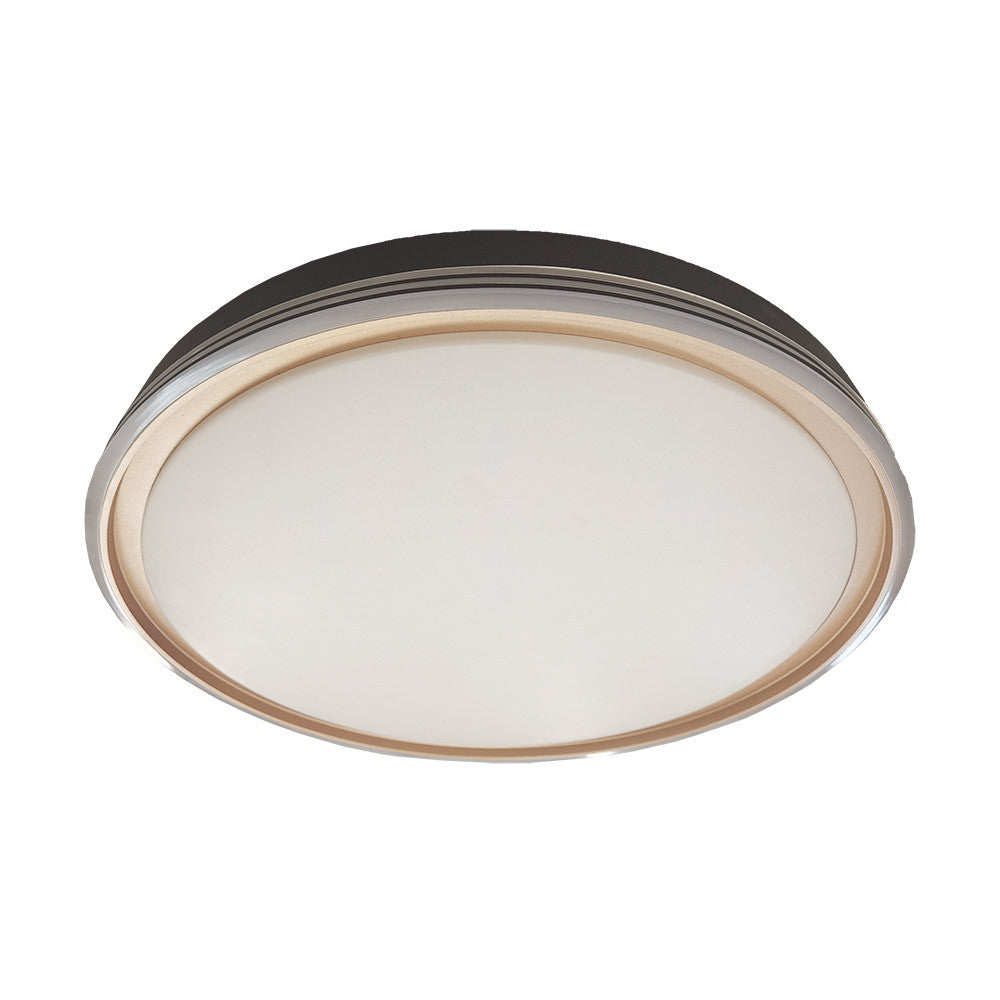 Plafón LED Picola Negro y Oro Fabrilamp / Abrila Ref. 219485016