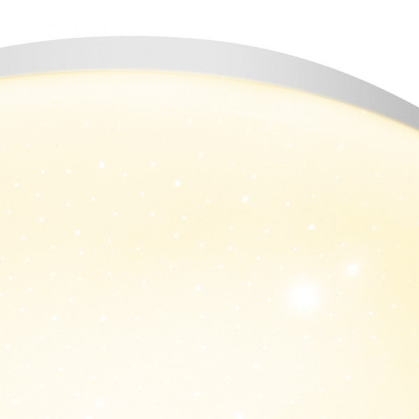 Plafón LED Caligula Estrellado Blanco 50cm - Detalle del diseño