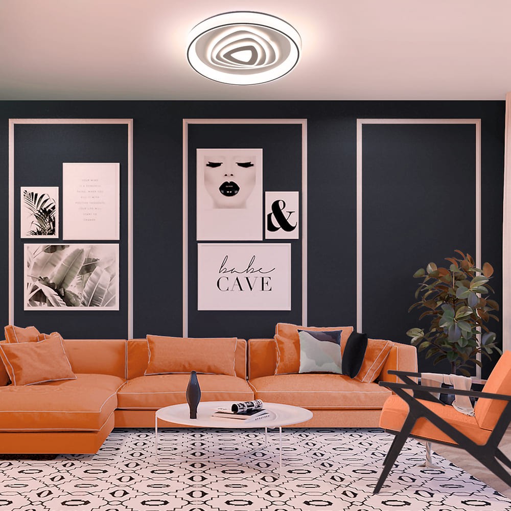 Iluminación moderna y versátil ideal para el salón