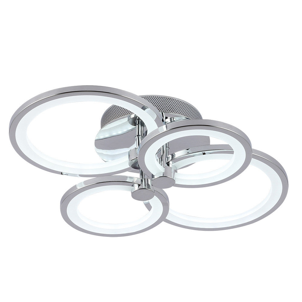 Sydney Plafón LED Cromo Fabrilamp / Abrila 155984020: Iluminación moderna y regulable