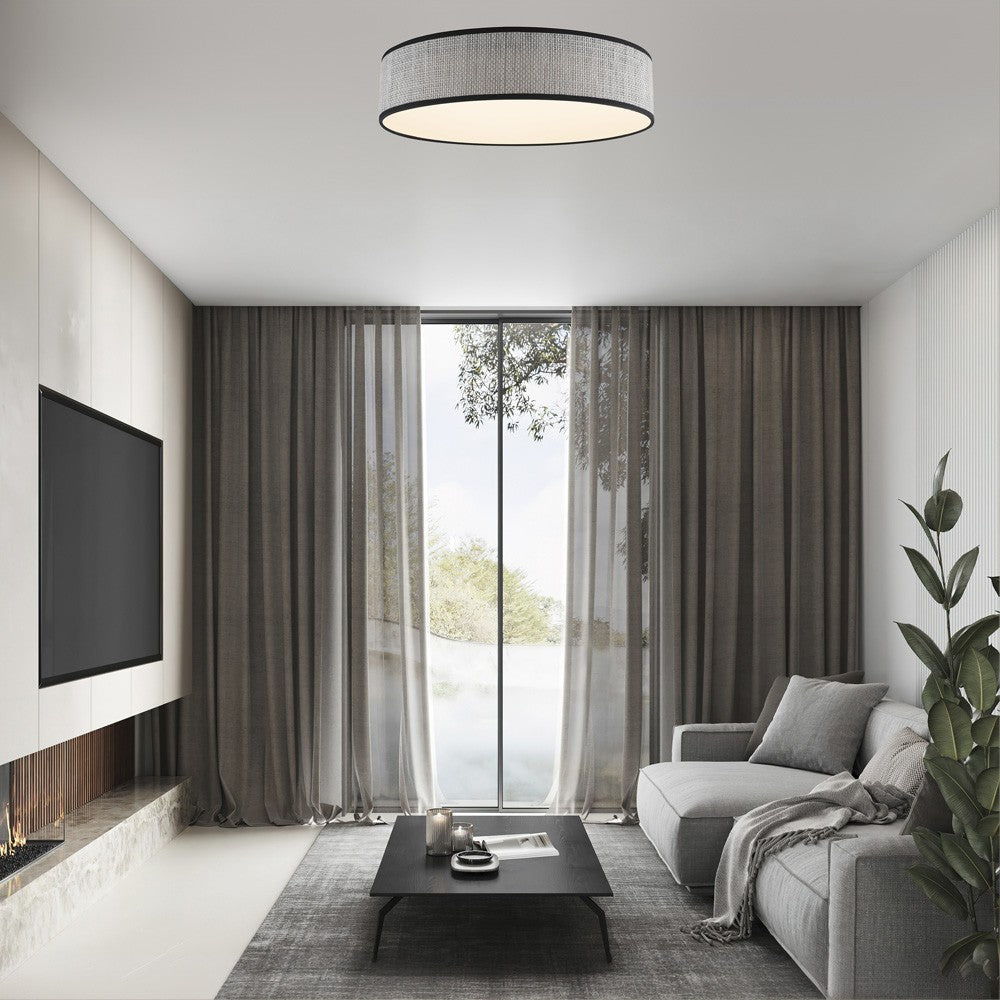 Plafón LED Fabi con temperatura de color CCT ajustable
