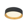 Plafón LED Lea Negro CristalRecord 27-202-60-180 para techo