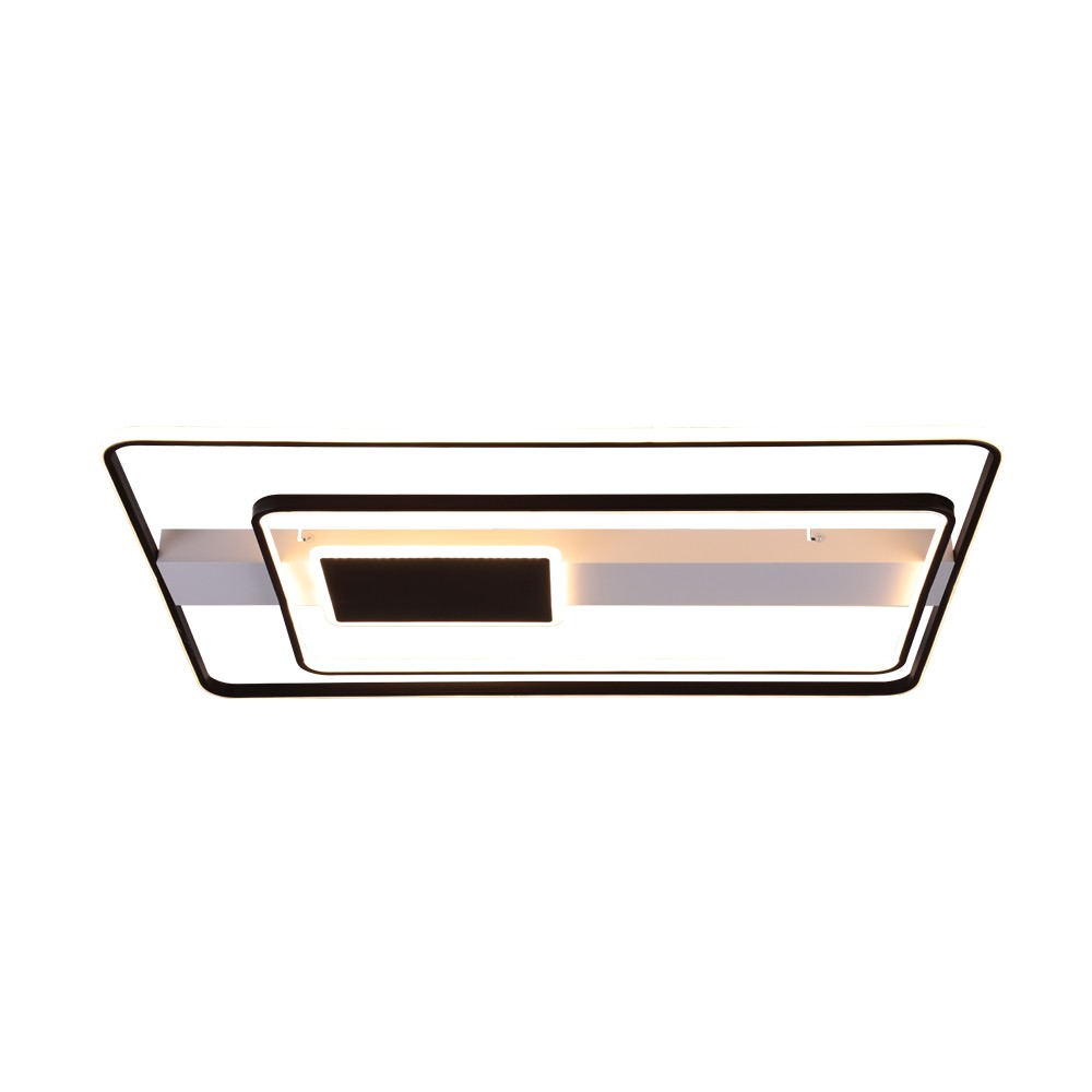 Plafón Pixy fabricado en Metal color blanco, iluminación LED moderna