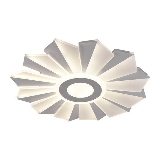 Plafón Sun fabricado en Metal color Blanco