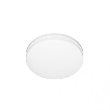 Plafón Trueno LED 24W blanco redondo, vista frontal. Fabrilamp en luzguru.com