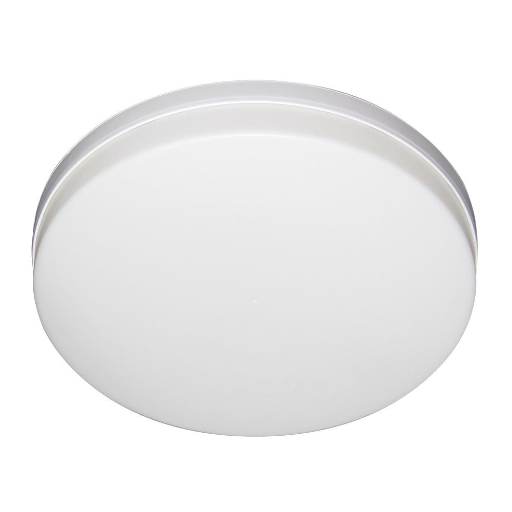 Plafón Trueno fabricado en Policarbonato color Blanco: Diseño minimalista y funcional.