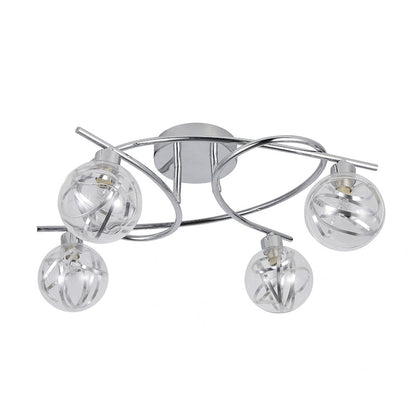 Plafón Techo Varanasi Cromo Fabrilamp / Abrila 154484020