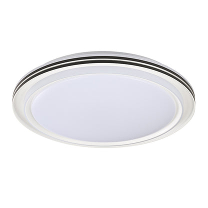 Plafón LED Yunke Blanco y Negro Fabrilamp / Abrila 243985009