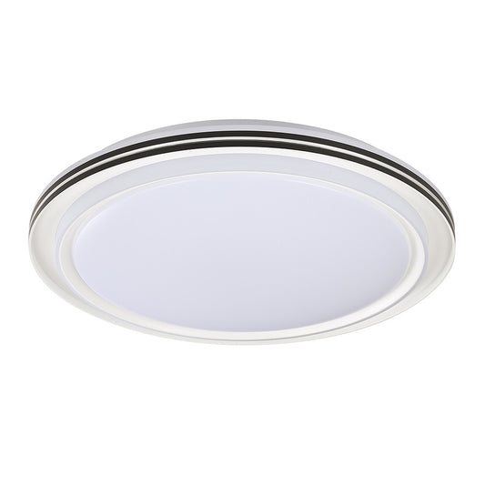 Plafón LED Yunke Blanco y Negro Fabrilamp / Abrila 243985009