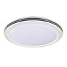 Plafón LED Yunke Blanco y Negro Fabrilamp / Abrila 243985009