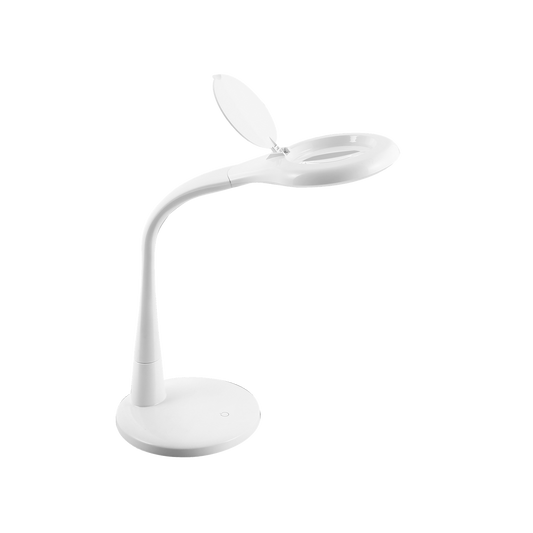 Flexo LED de Mesa Plath 8W con Lupa Táctil Fabrilamp - vista principal | Fabrilamp / Abrila · Ref. 205871001